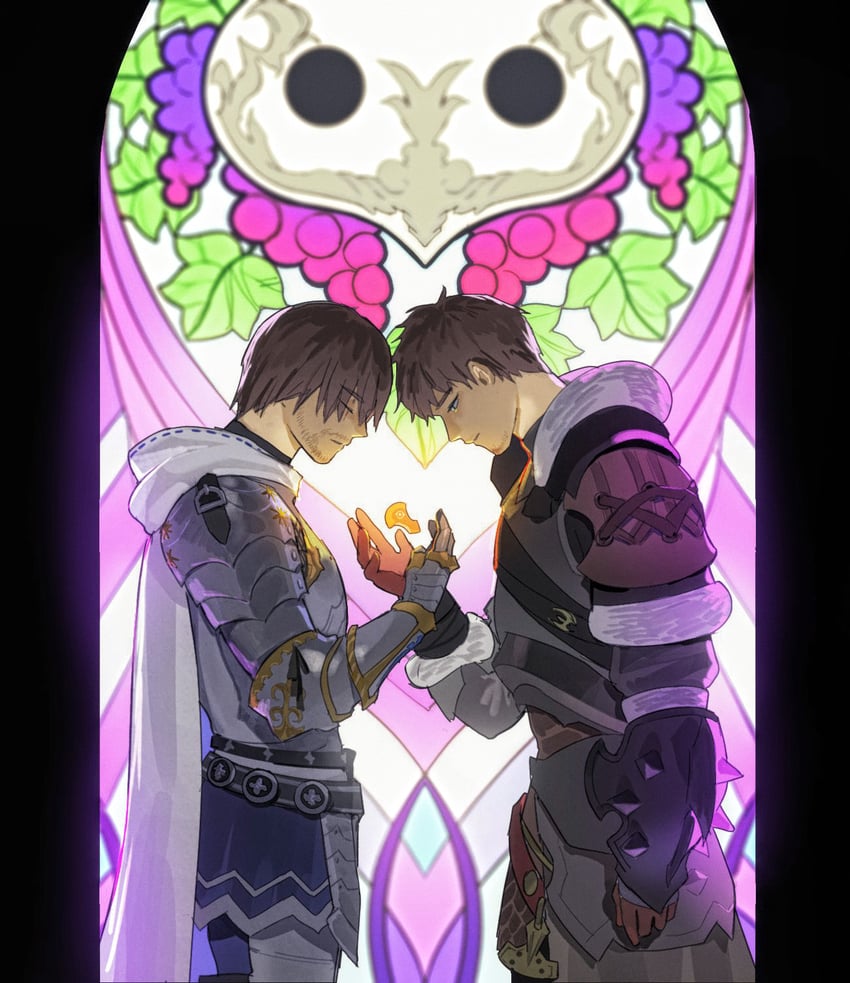 warrior of light, adventurer, paladin, ardbert hylfyst, and warrior (final fantasy and 1 more) drawn by pleasebemine00