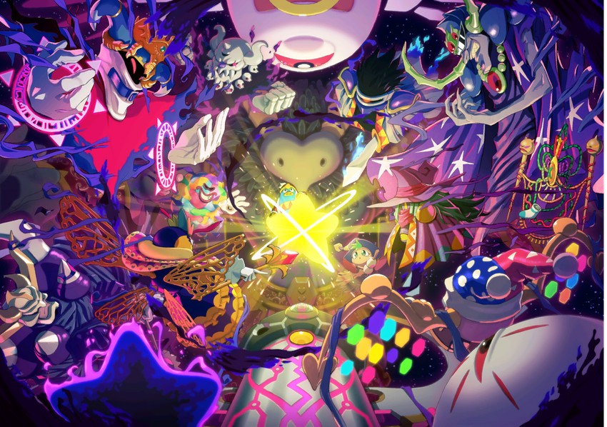 king dedede, magolor, marx, dark matter, zero two, and 14 more (kirby and 15 more)