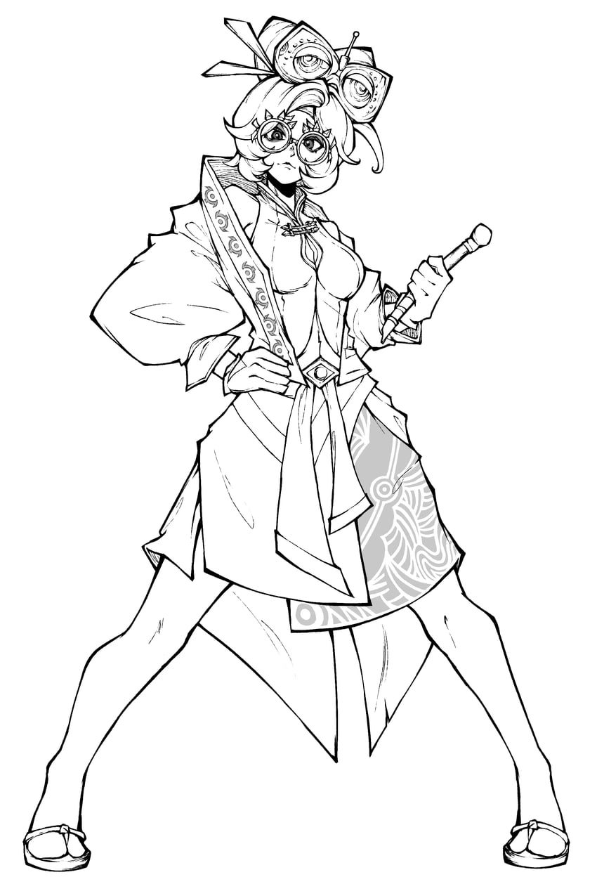 purah (the legend of zelda and 1 more) drawn by kekel