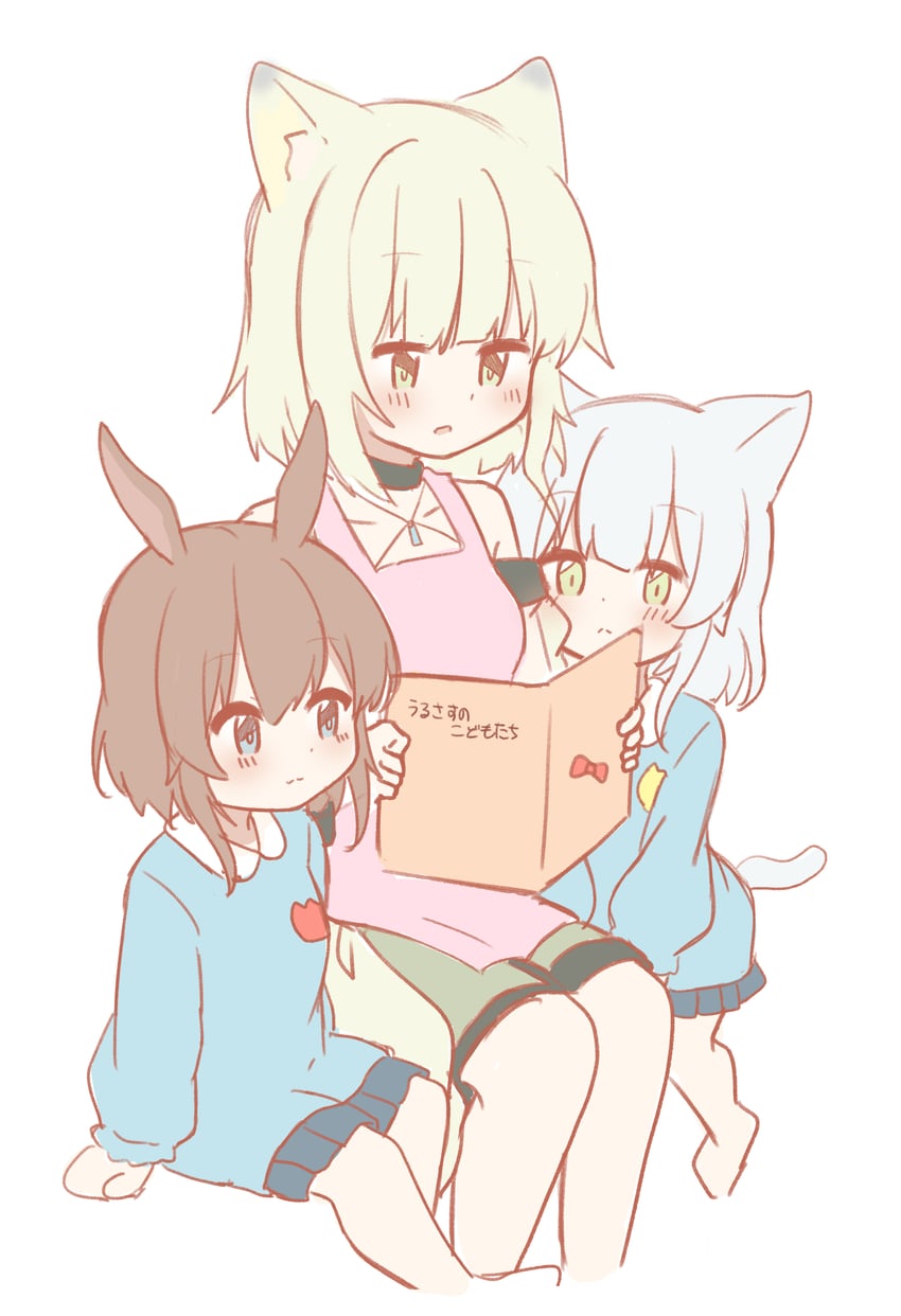 amiya, kal'tsit, and rosmontis (arknights) drawn by ryoku_sui