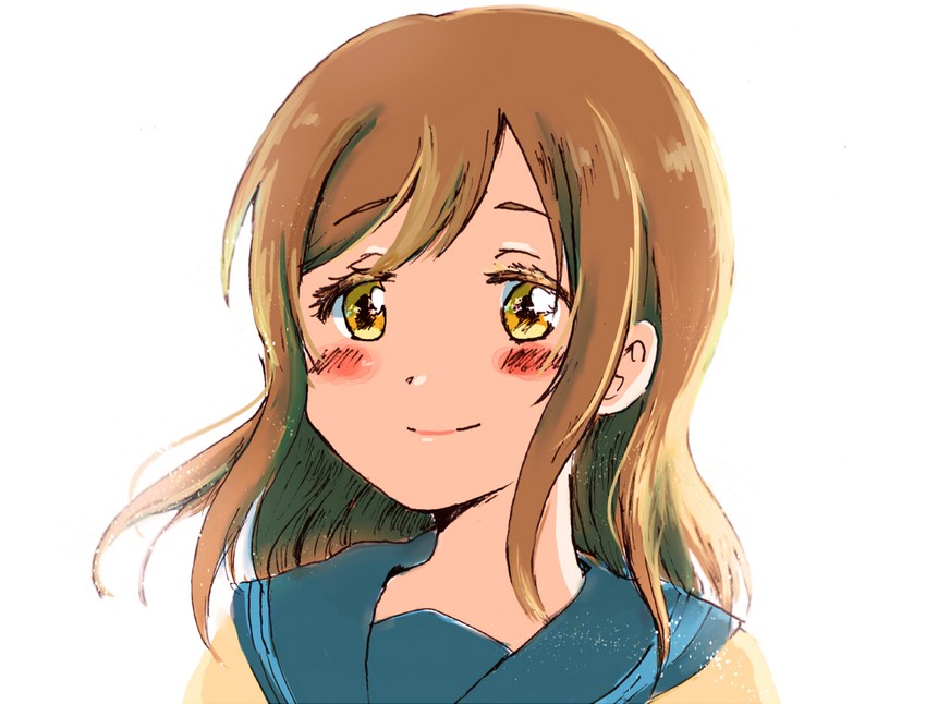 kunikida hanamaru (love live! and 1 more) drawn by white_(waterwhite)
