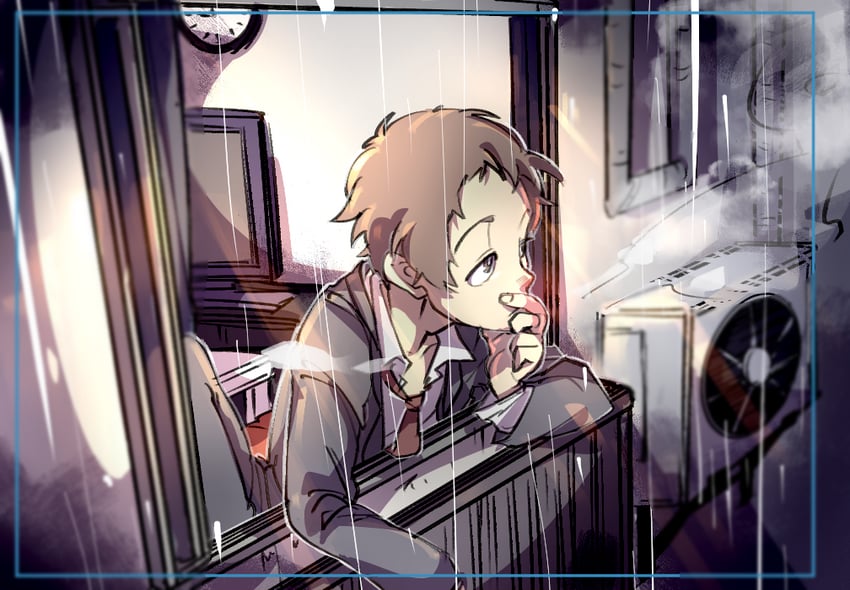 adachi tooru (persona and 1 more) drawn by kuga_hotaru