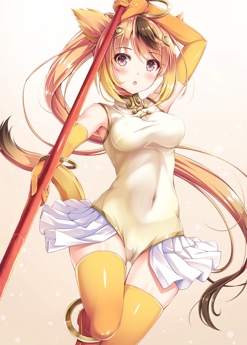 golden snub-nosed monkey (kemono friends) drawn by akashio_(loli_ace)