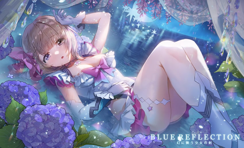 shirai hinako (blue reflection and 1 more) drawn by apple_caramel