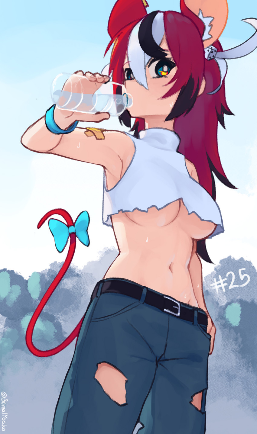 hakos baelz (hololive and 1 more) drawn by yoako