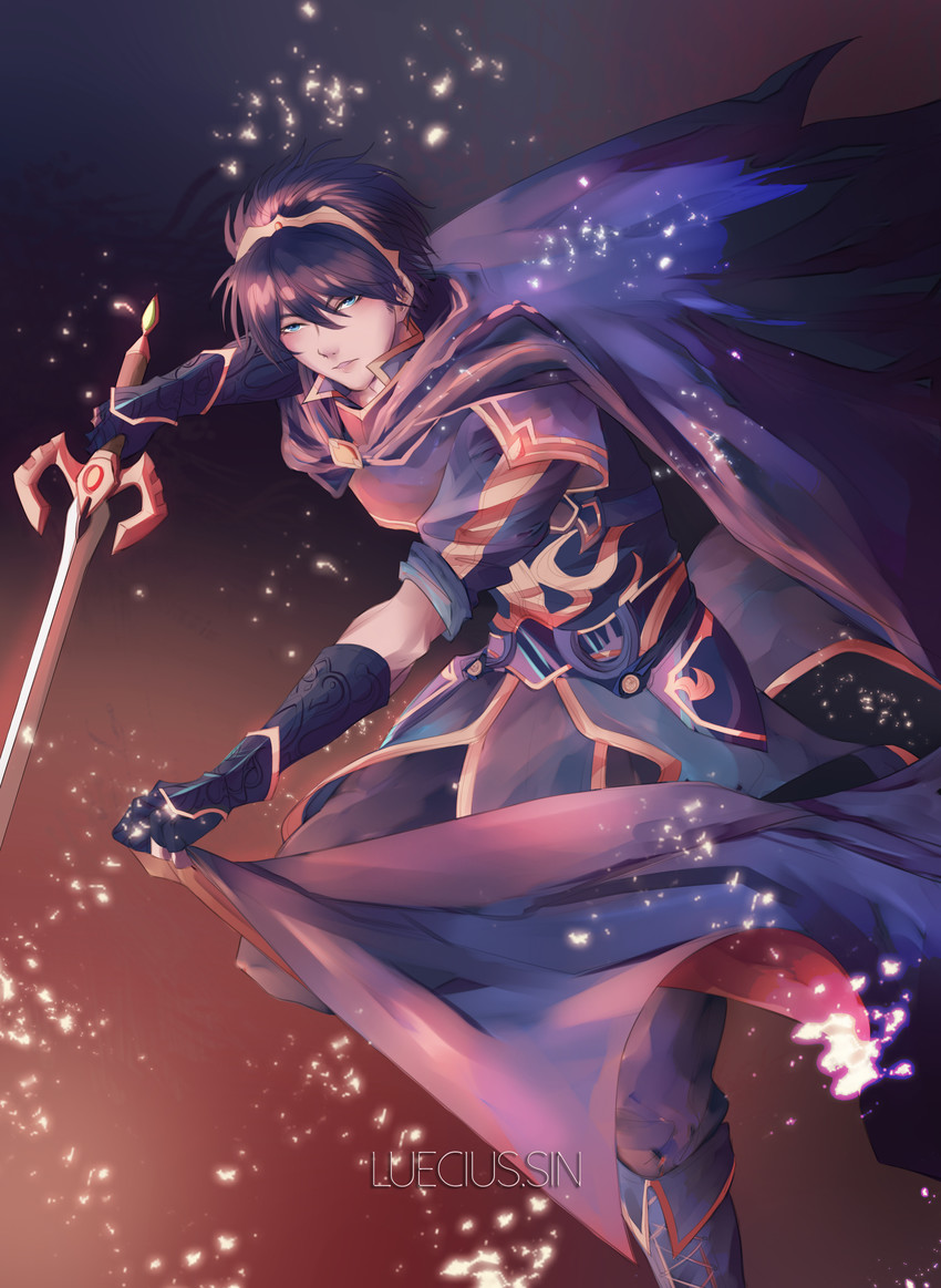 marth (fire emblem and 3 more) drawn by luecius_sin