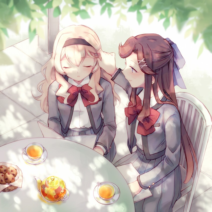 saijou claudine and tendou maya (shoujo kageki revue starlight) drawn by wato_(ko)