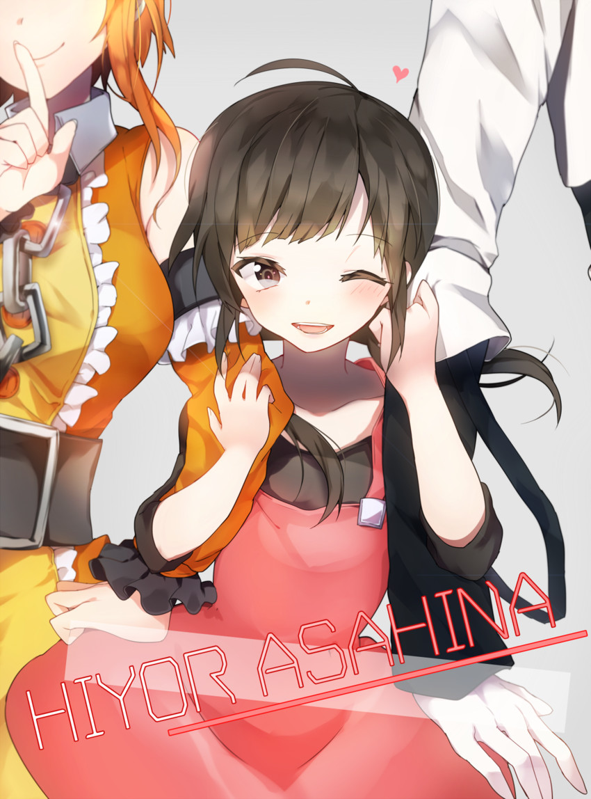 kisaragi momo, konoha, and asahina hiyori (kagerou project) drawn by yuhi_(hssh_6)