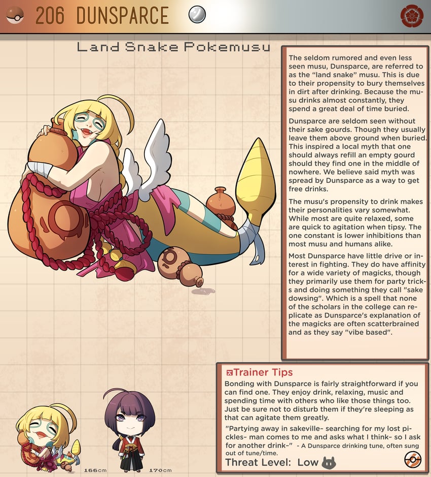 dunsparce (pokemon) drawn by kinkymation