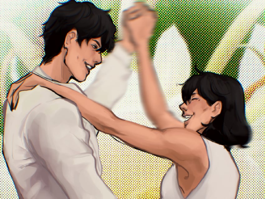 kim dokja and han sooyoung (omniscient reader's viewpoint) drawn by macaronijail