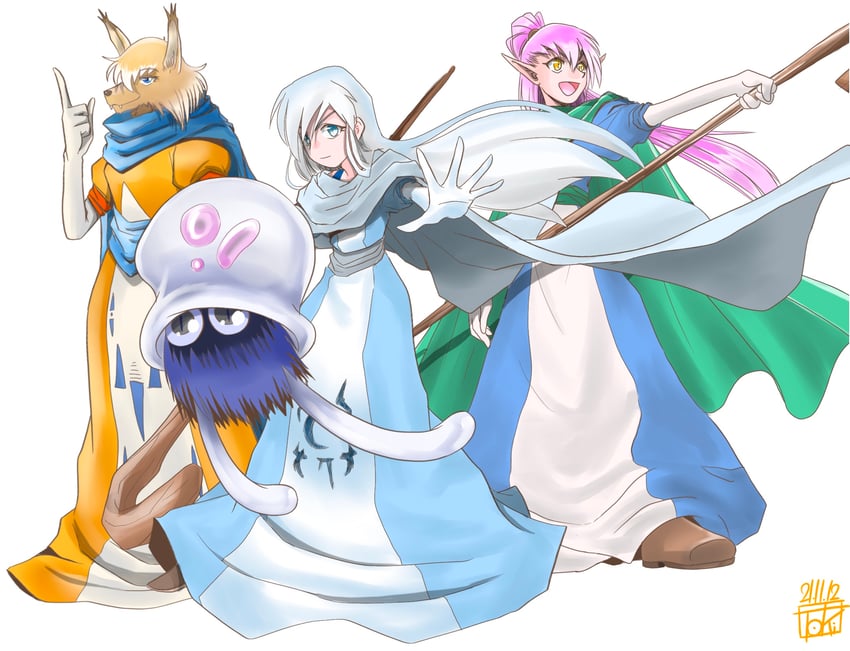 tao, domingo, anri, and alef (shining and 1 more) drawn by toki_tencho