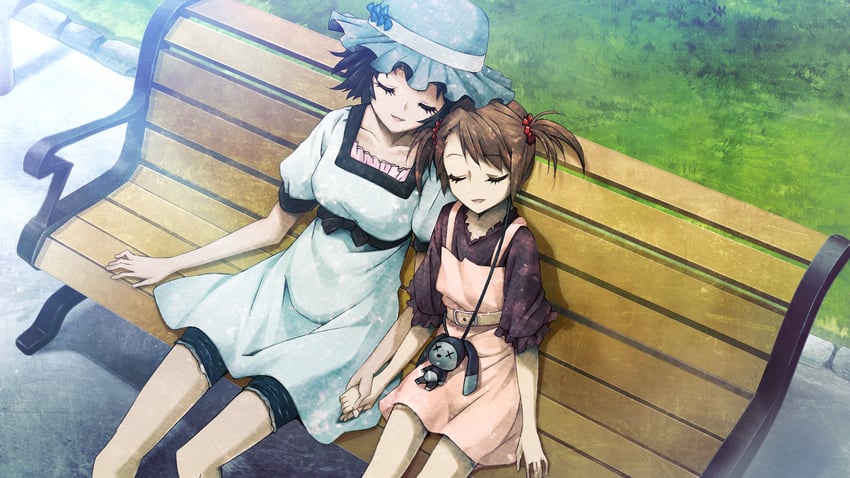 shiina mayuri and tennouji nae (steins;gate and 1 more) drawn by huke