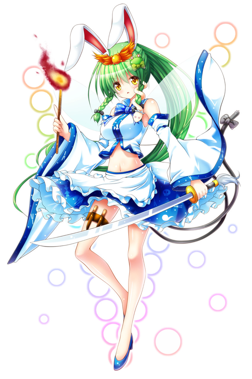 izayoi sakuya, kochiya sanae, konpaku youmu, reisen udongein inaba, kaenbyou rin, and 4 more (touhou) drawn by osashin_(osada)