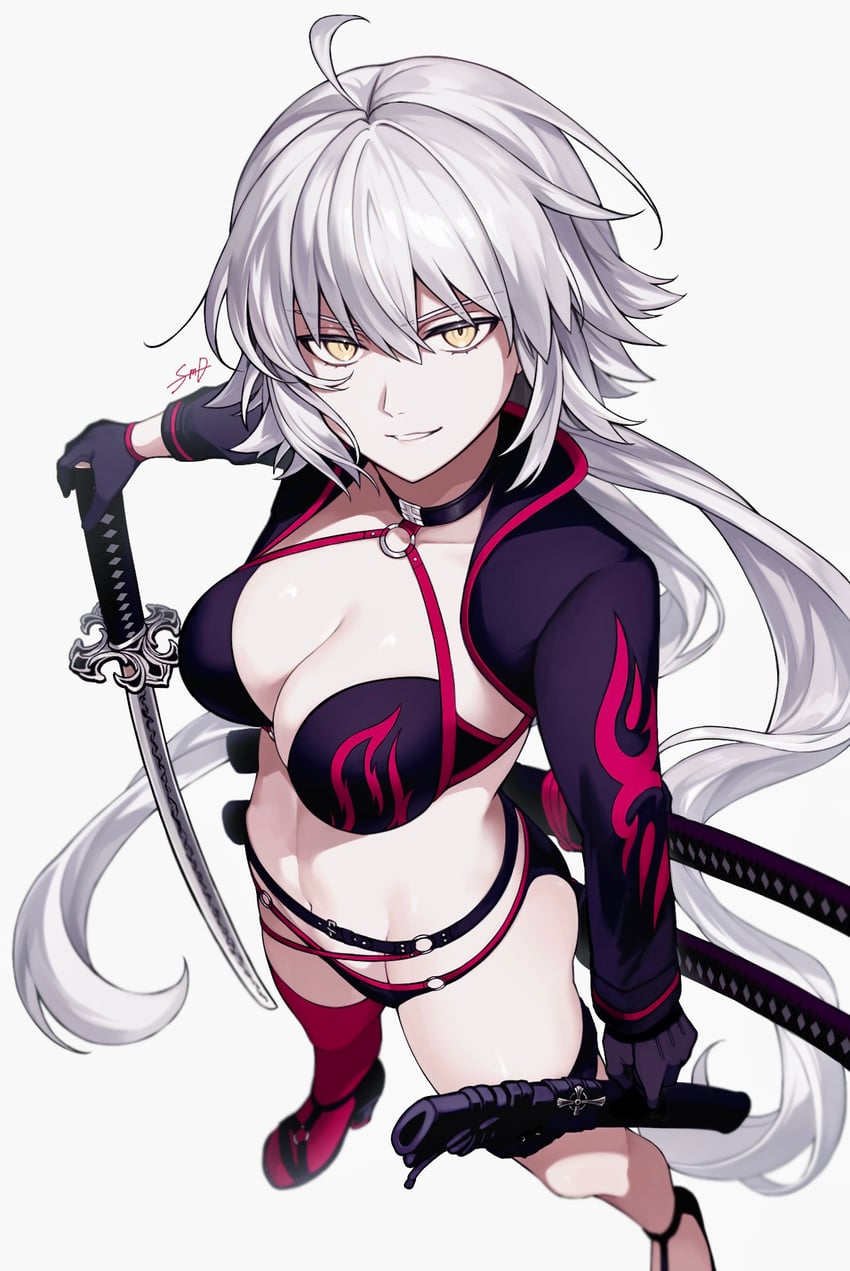 jeanne d'arc alter (fate and 1 more) drawn by sumi_(gfgf_045)