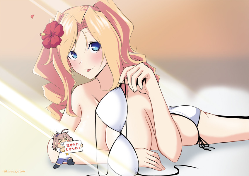 aoba and honolulu (kantai collection) drawn by kanade_(kanadeya)