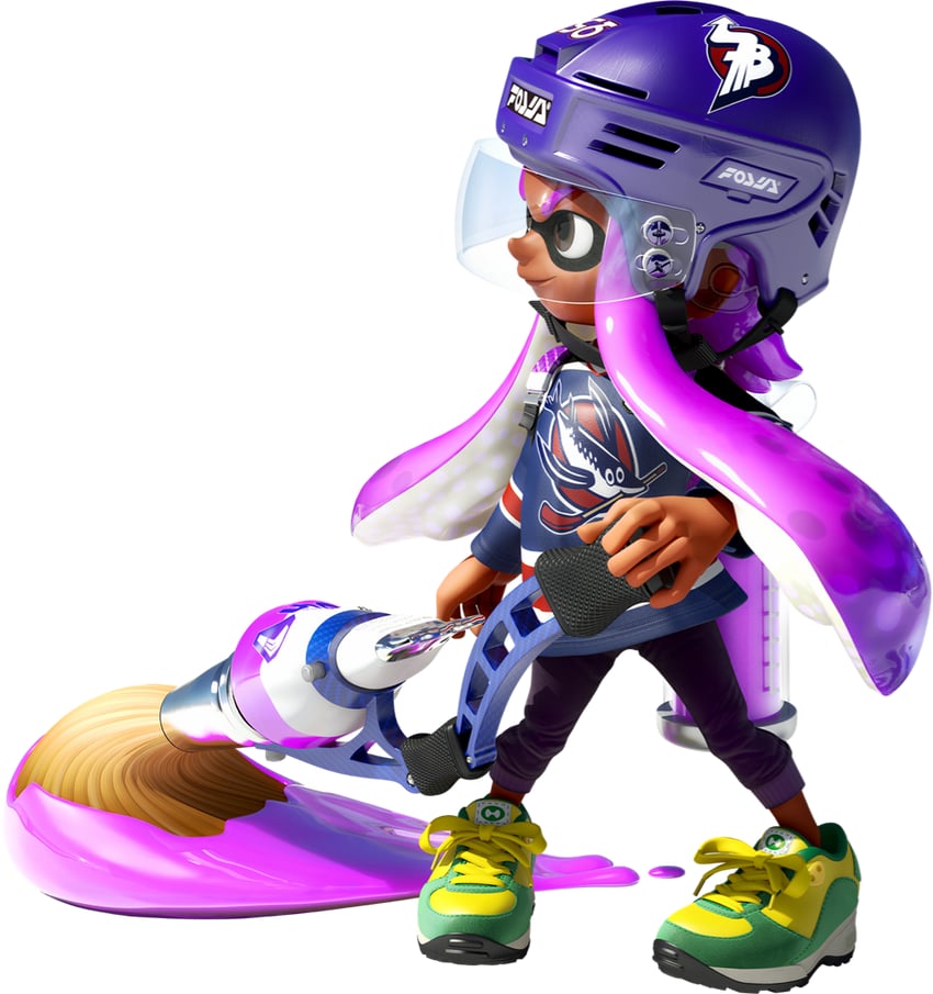 inkling player character, inkling girl, and kelpshot (splatoon and 1 more)