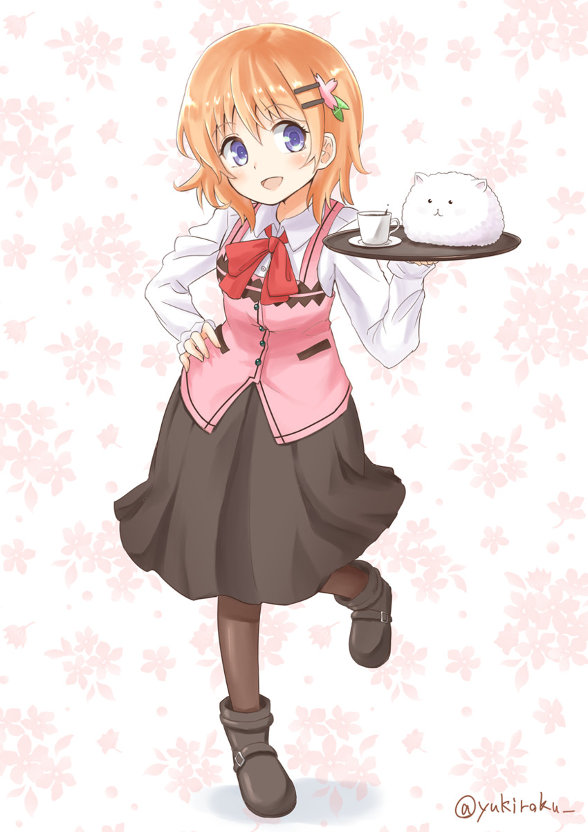 hoto cocoa and tippy (gochuumon wa usagi desu ka?) drawn by umiroku