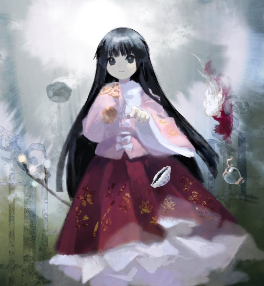 houraisan kaguya and kaguya hime (touhou and 1 more) drawn by kaigen_1025