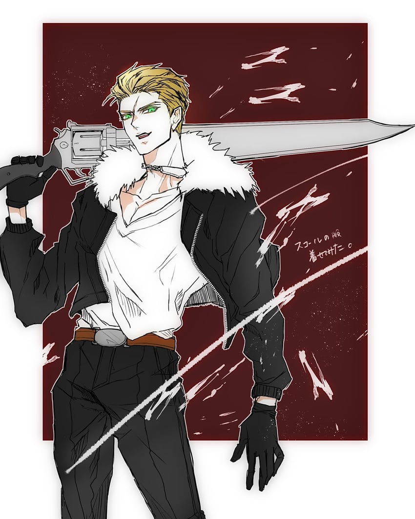 squall leonhart and seifer almasy (final fantasy and 1 more) drawn by eni_(yoyogieni)