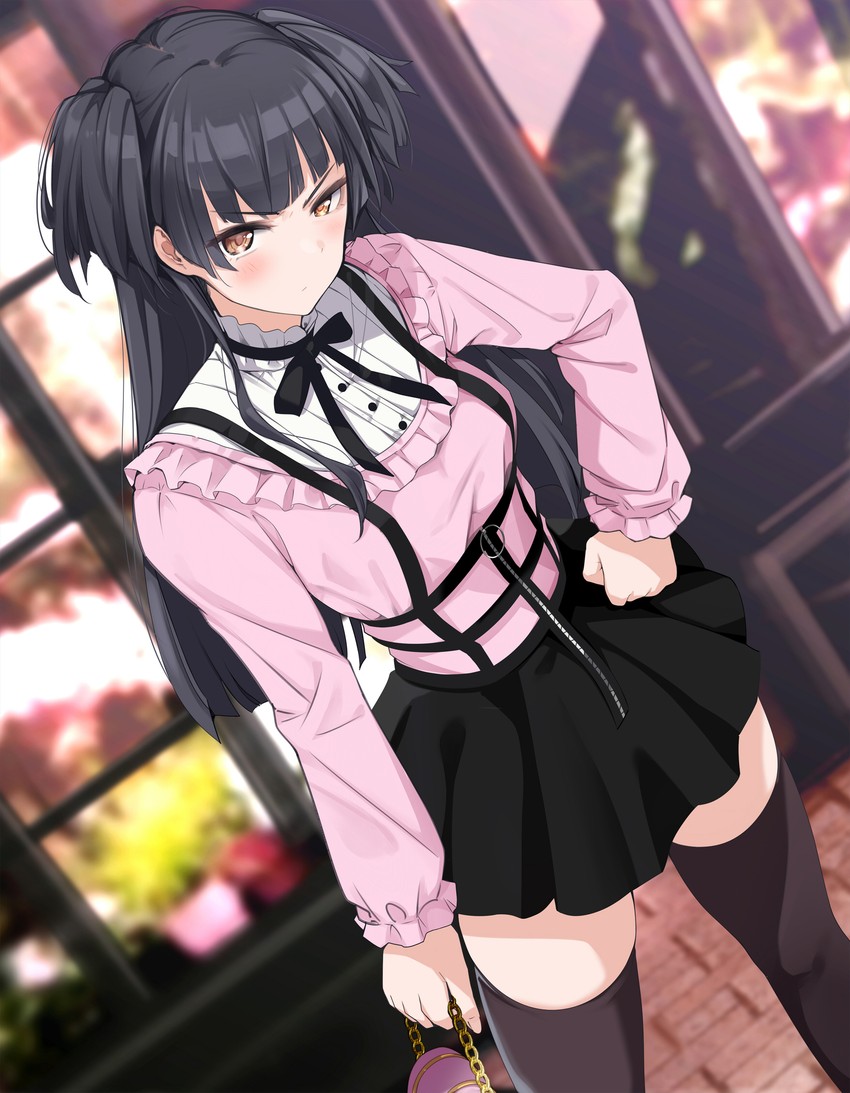 mayuzumi fuyuko (idolmaster and 1 more) drawn by fed_(giba)