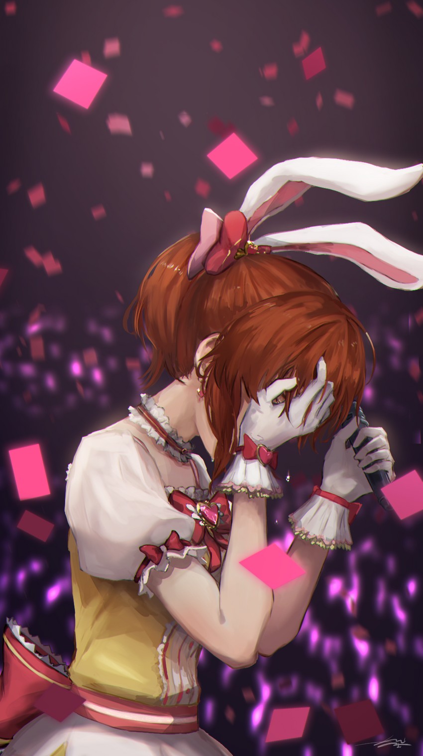 abe nana (idolmaster and 2 more) drawn by kouzuki_kei