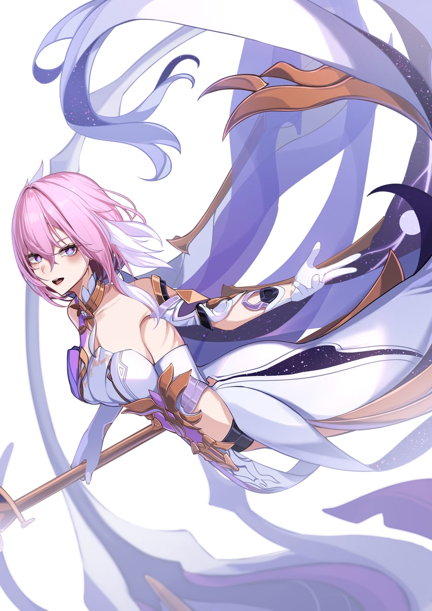elysia (honkai and 1 more) drawn by kamishiro_noa