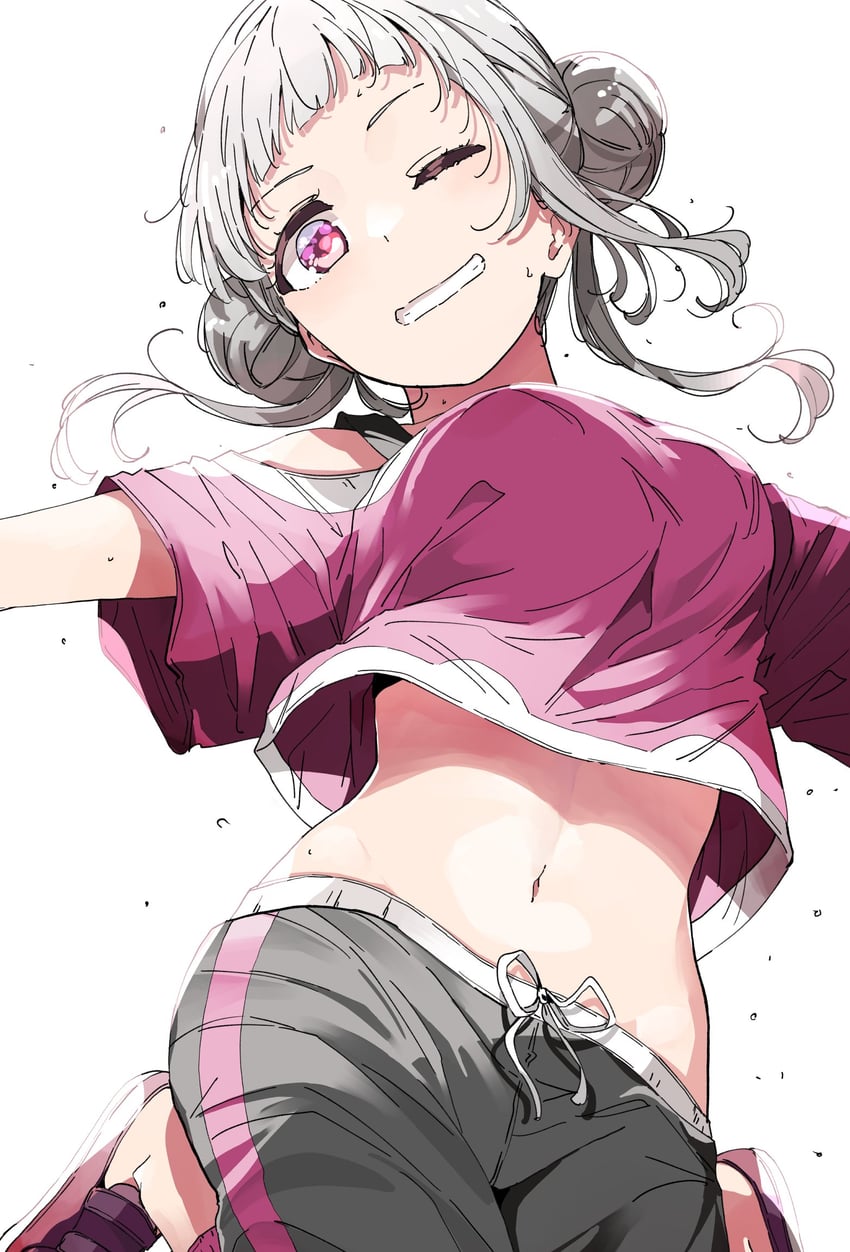 arashi chisato (love live! and 1 more) drawn by nyoijizai