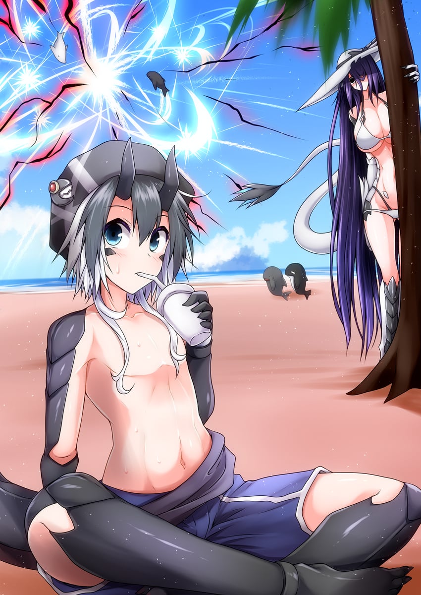 hasshaku-sama and rio (original and 1 more) drawn by g_(genesis1556)
