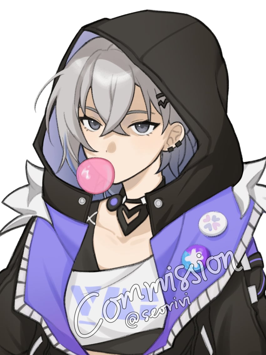 silver wolf (honkai and 1 more) drawn by vi_(seorivi)