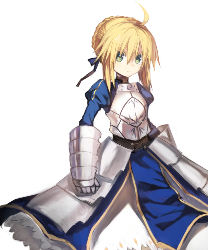 artoria pendragon and saber (fate and 1 more) drawn by kokaki_mumose