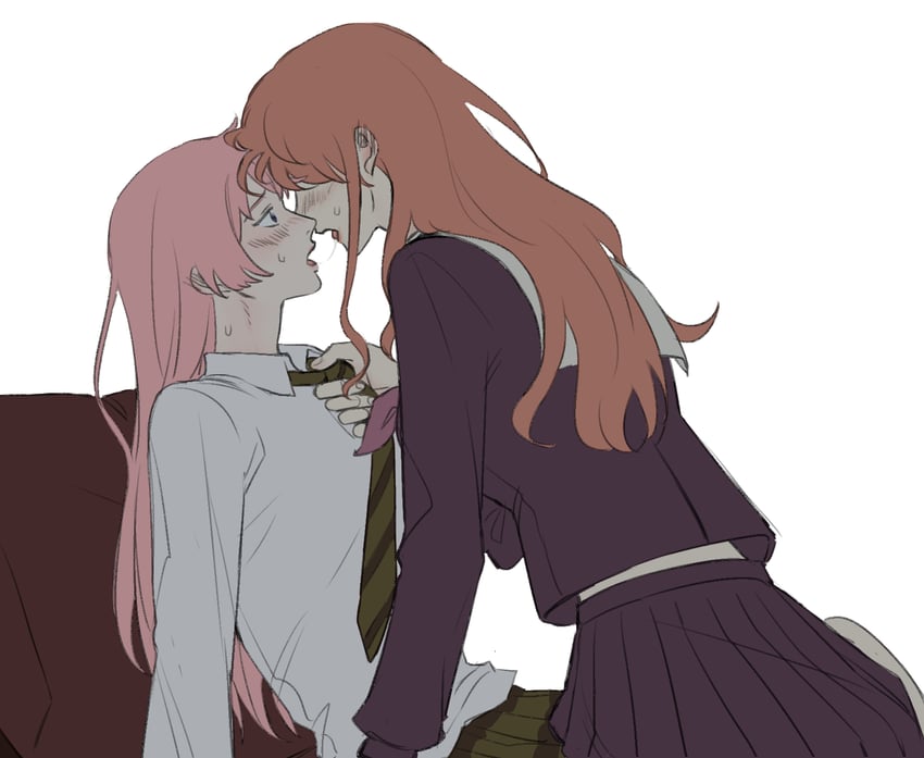 chihaya anon and nagasaki soyo (bang dream! and 1 more) drawn by dewlake00
