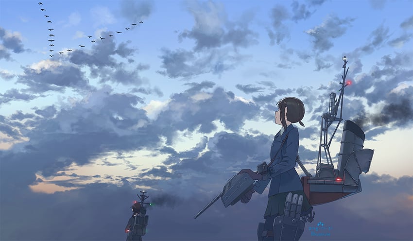fubuki, fubuki kai ni, and shirayuki (kantai collection) drawn by kusakabe_(kusakabeworks)