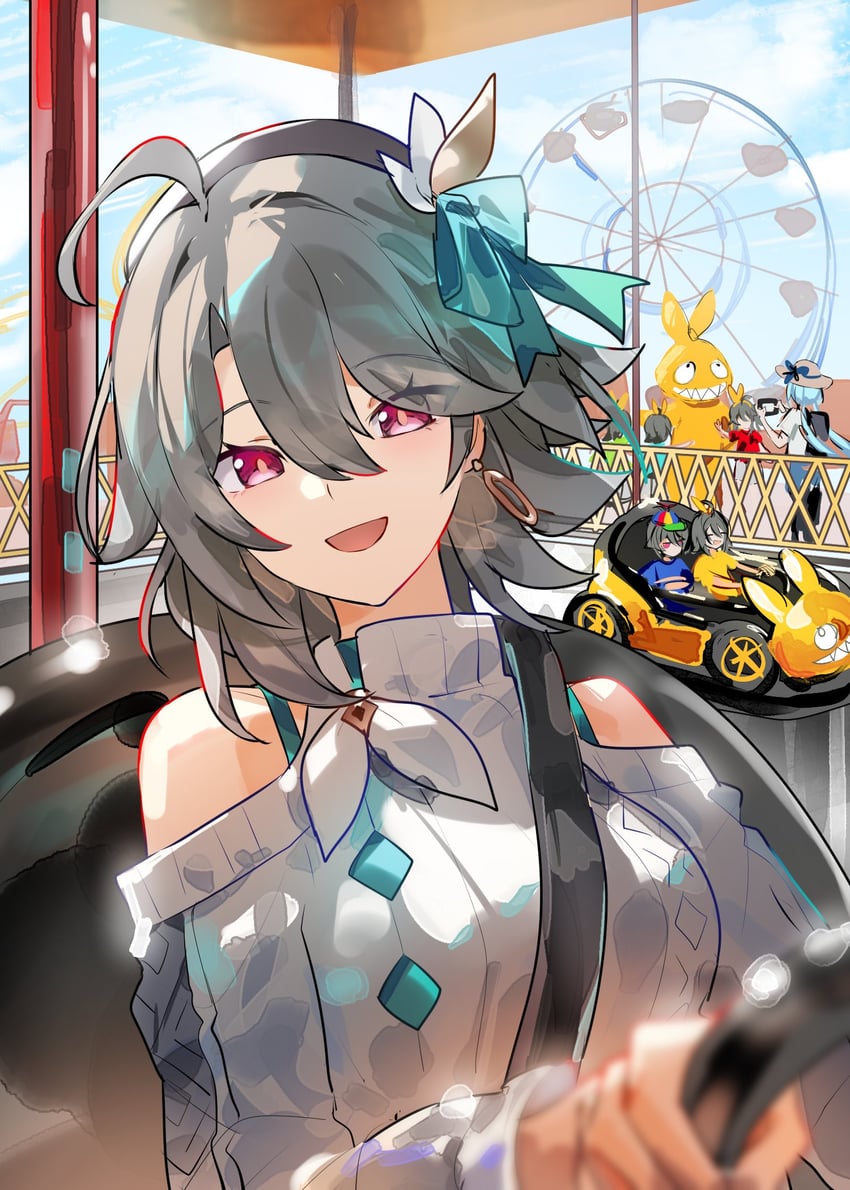 homu, griseo, and vita (honkai and 1 more) drawn by grape_(grapedraws)