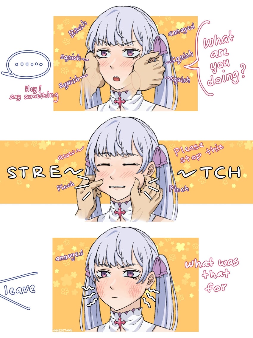 noelle silva (black clover) drawn by honexstage