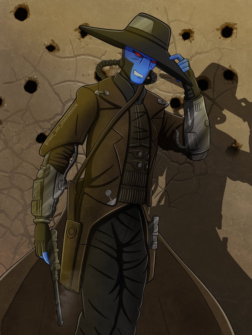 cad bane (star wars and 1 more) drawn by coexistencesaga