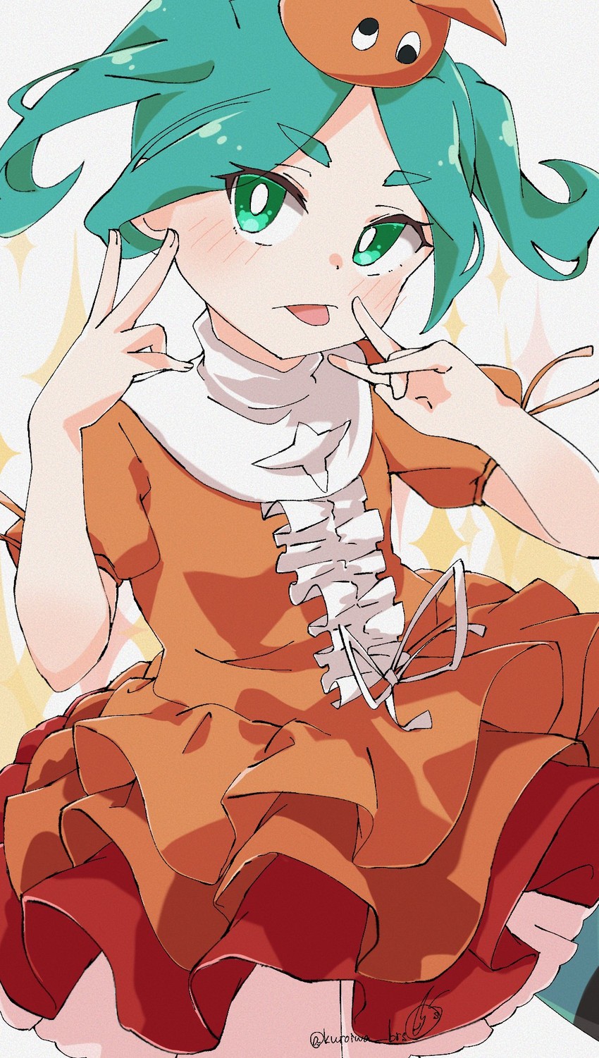ononoki yotsugi (monogatari and 1 more) drawn by kuroiwa_brs