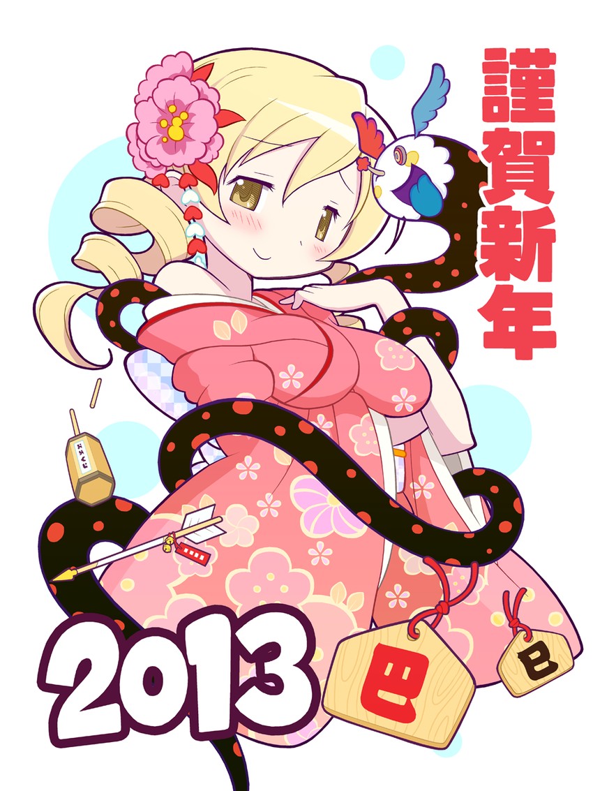 tomoe mami and charlotte (mahou shoujo madoka magica) drawn by gecchu