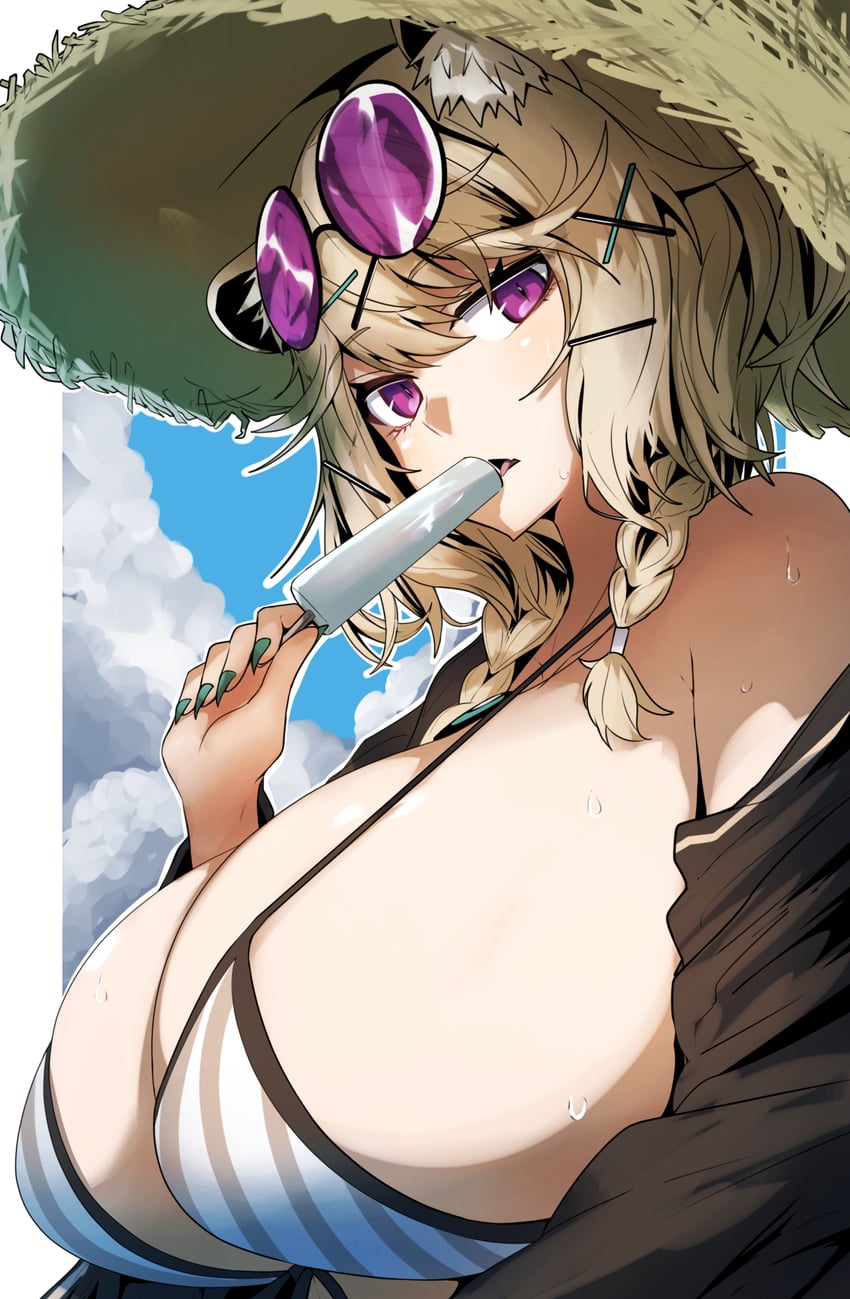 utage (arknights) drawn by gin_moku