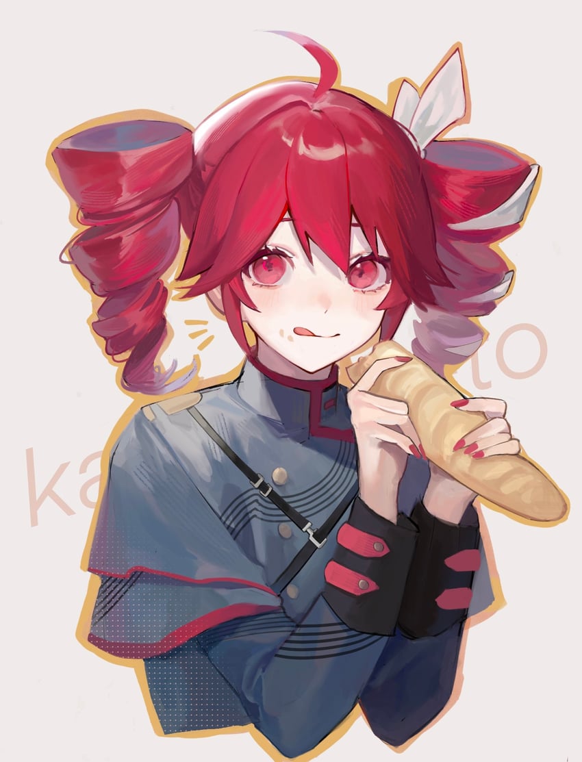 kasane teto (utau and 1 more) drawn by qi_xia