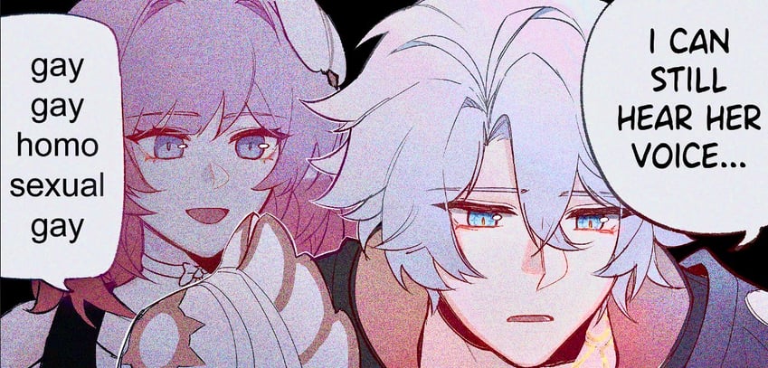 phainon and cyrene (honkai and 1 more) drawn by birdsofpasssage
