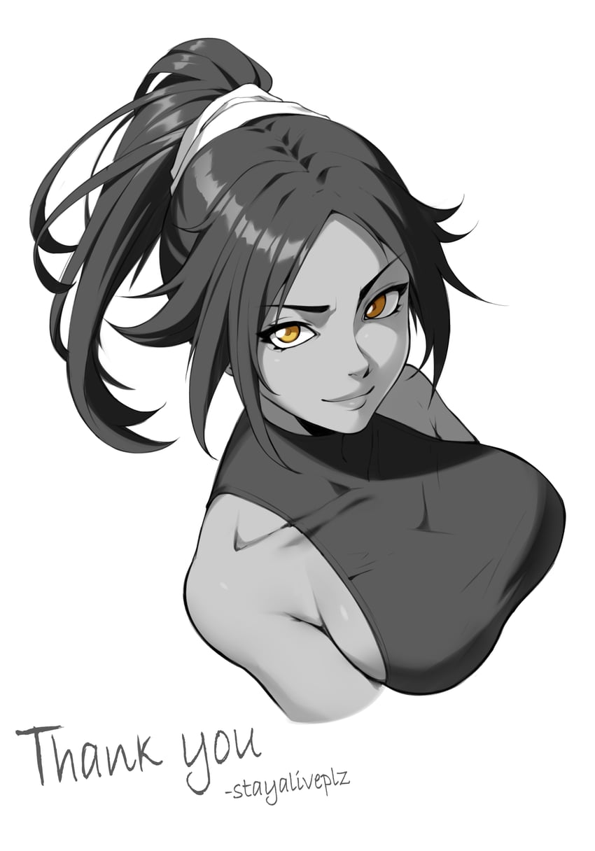 shihouin yoruichi (bleach) drawn by stayaliveplz