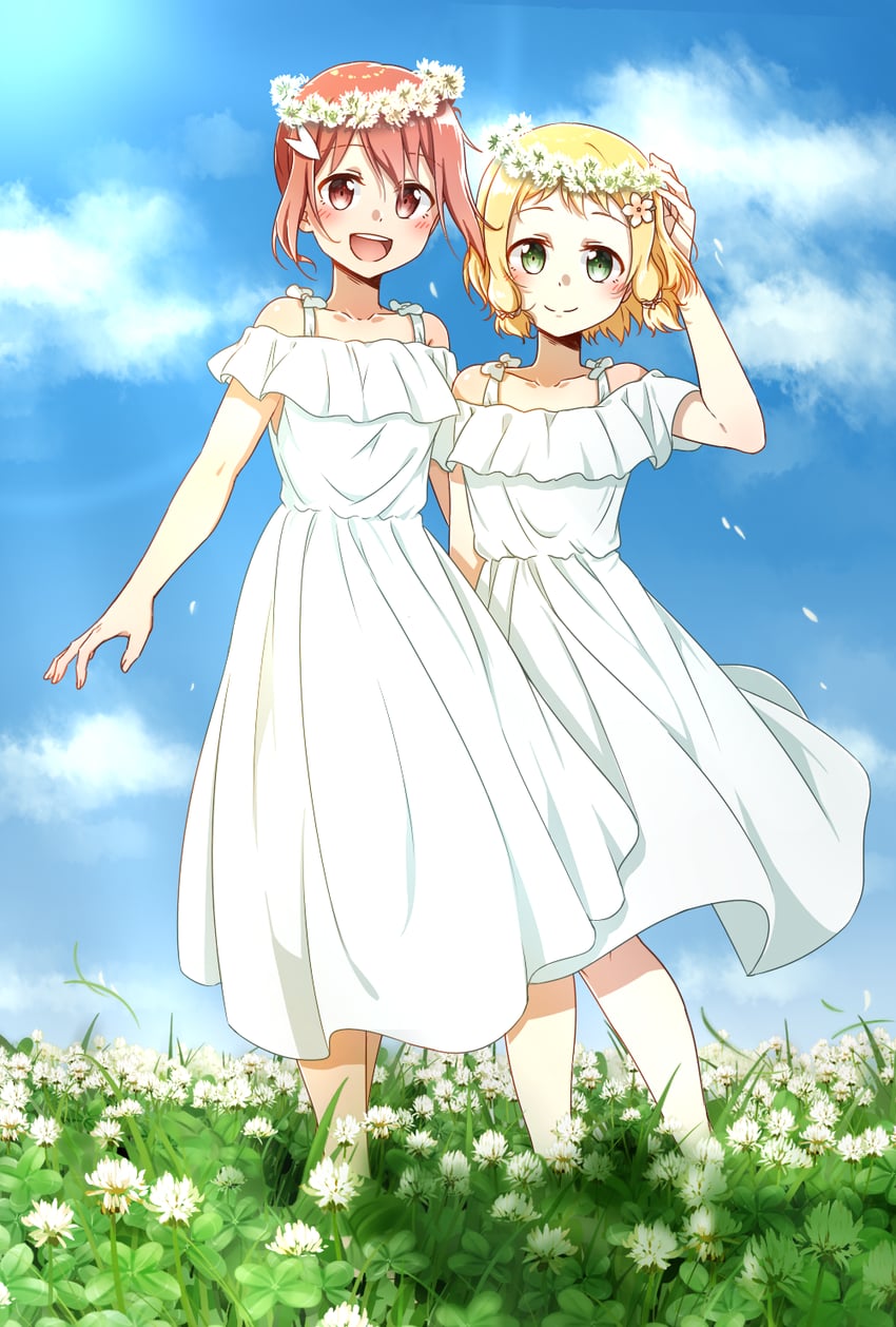 yuuki yuuna and inubouzaki itsuki (yuusha de aru and 1 more) drawn by eda_udon