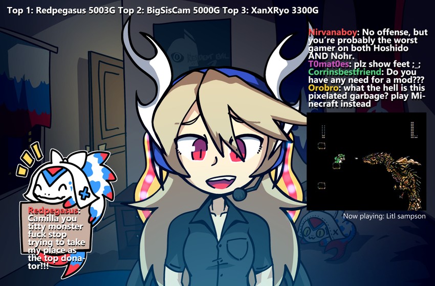female corrin, lilith, and kikira (fire emblem and 6 more) drawn by setz