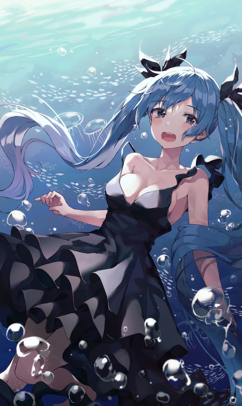 hatsune miku (vocaloid and 1 more) drawn by yoa_(yoa_0328)