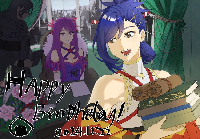 ivy, kagetsu, and zelkov (fire emblem and 1 more) drawn by elmakagetsu