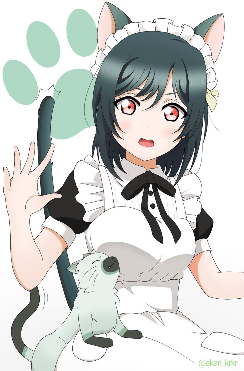 mifune shioriko (love live! and 1 more) drawn by pokehikaxyz