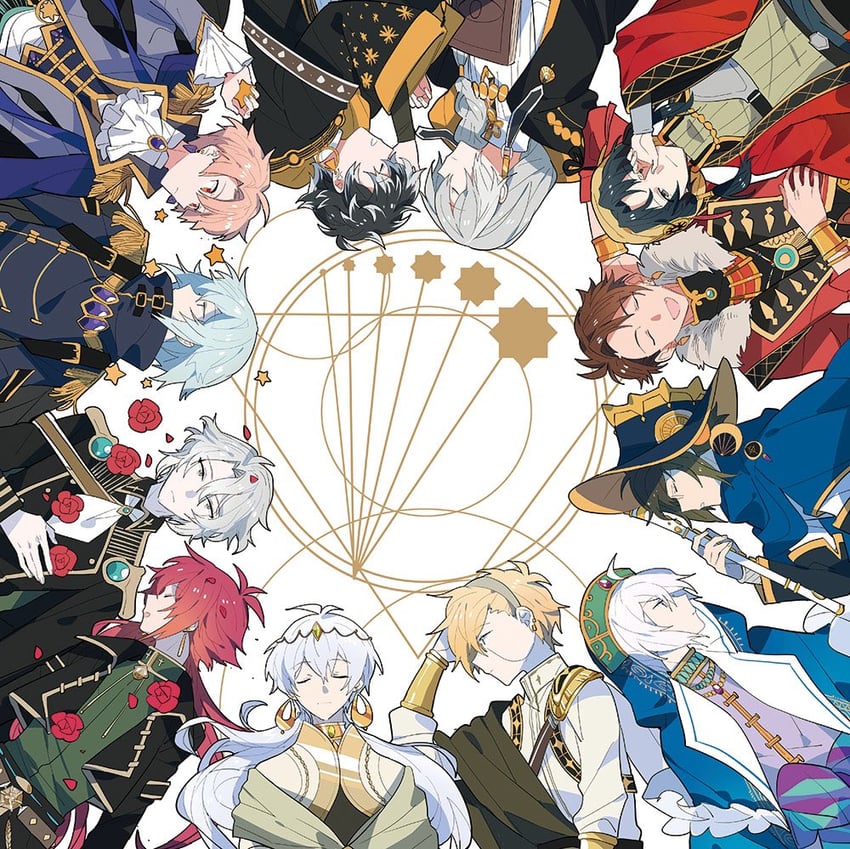 nanase riku, kujou tenn, osaka sougo, yotsuba tamaki, momo, and 11 more (idolish7) drawn by yanzhan