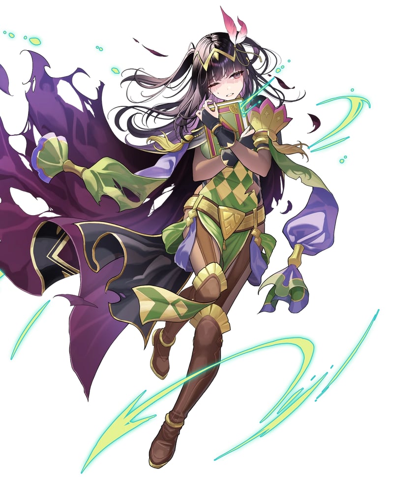 tharja and noire (fire emblem and 2 more) drawn by okuma_mai