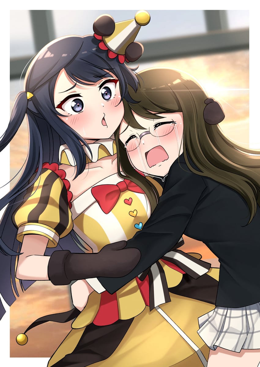 yuki setsuna and nijigasaki student council vice president (love live! and 1 more) drawn by ska.harumi