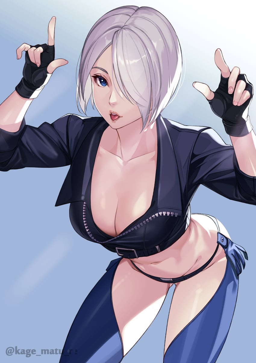 angel (the king of fighters and 2 more) drawn by kagematsuri